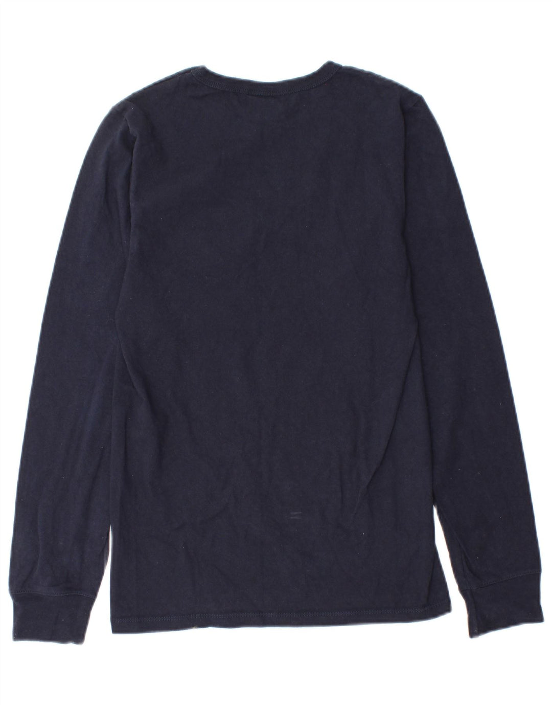 Champion Mens Graphic Top Long Sleeve XS Navy Blue Cotton