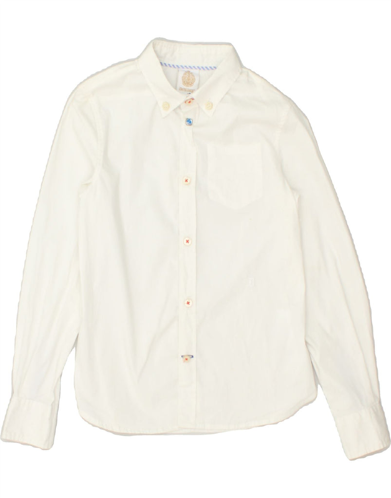 DONDUP Boys Shirt 7-8 Years White Cotton | Vintage Dondup | Thrift | Second-Hand Dondup | Used Clothing | Messina Hembry 