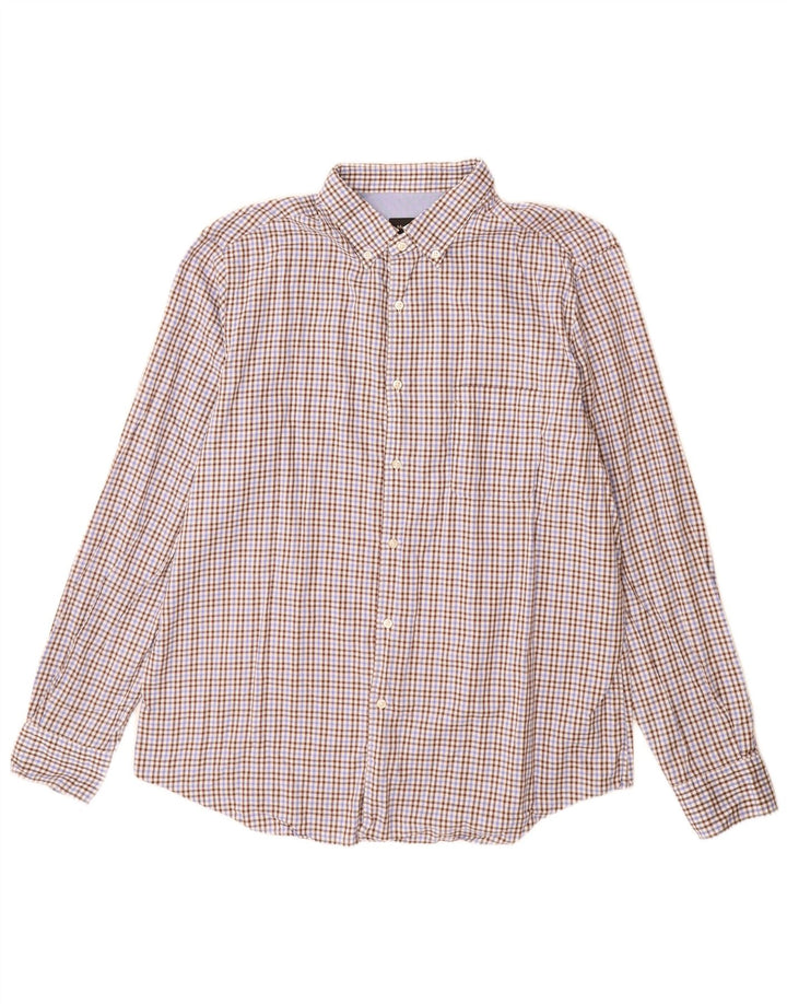 Massimo Dutti Mens Shirt 2XL Multicoloured Gingham