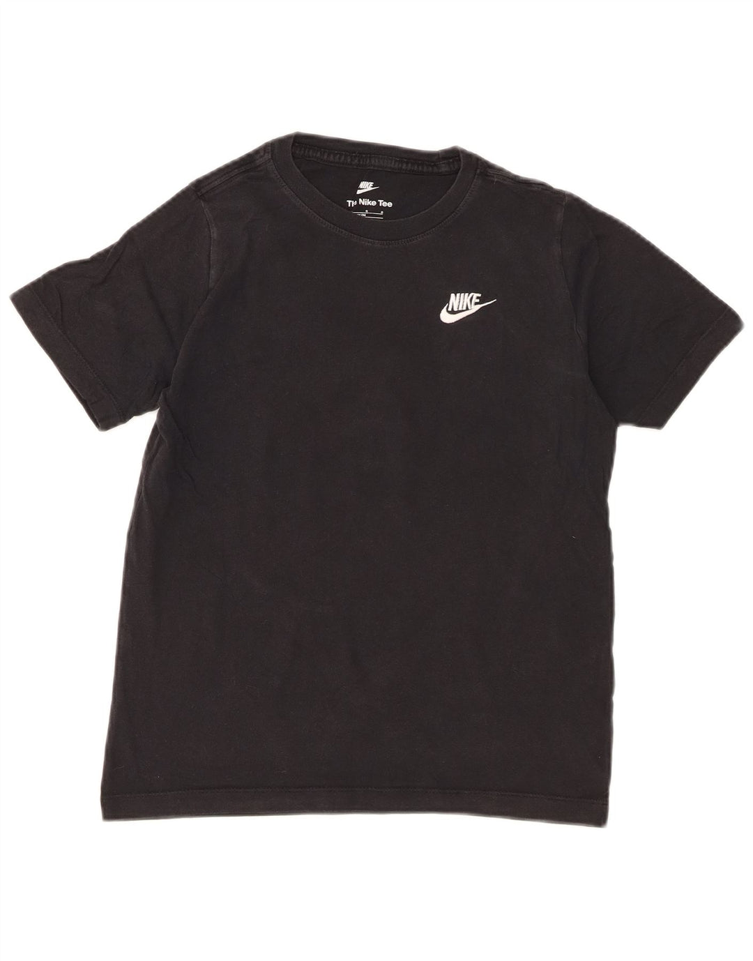 Nike Boys T-Shirt Top 12-13 Years Large Black Cotton