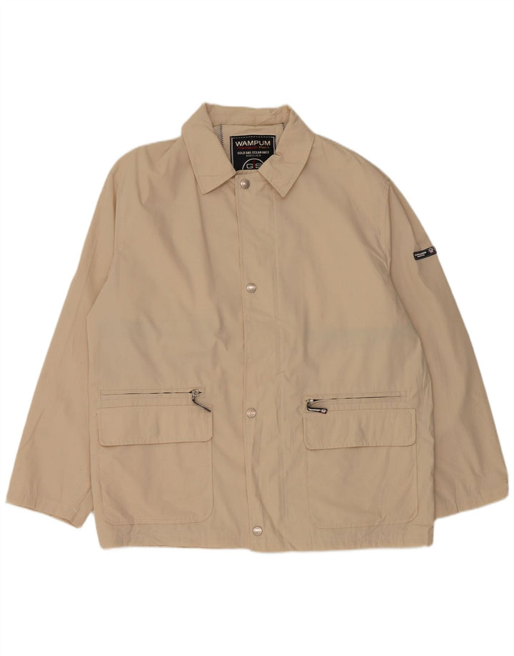 Wampum Mens Utility Jacket UK 42 XL Grey Polyester