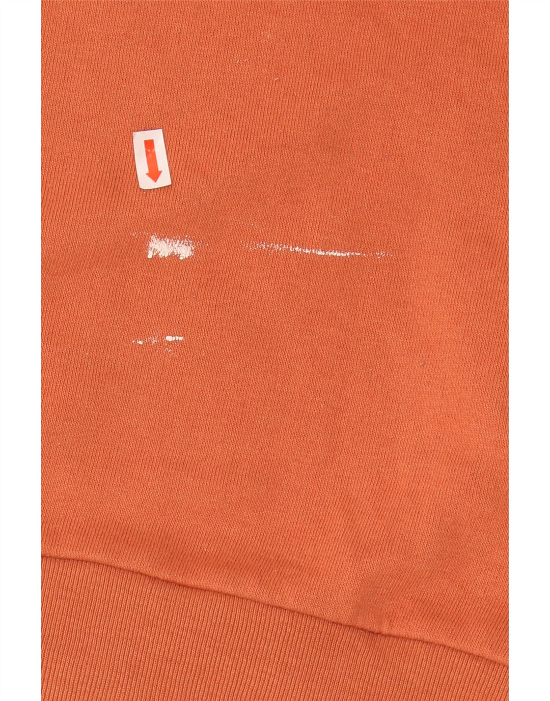 LEVI'S Womens Oversized Graphic Sweatshirt Jumper UK 22 3XL Orange Cotton Vintage Levi's and Second-Hand Levi's from Messina Hembry 