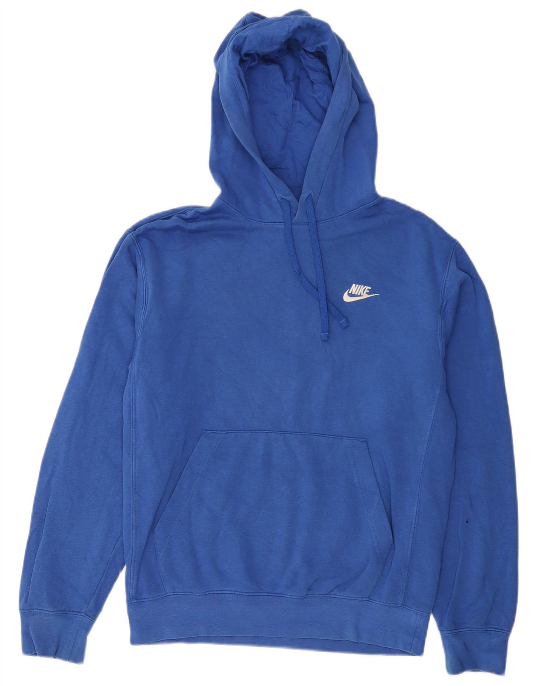Nike Mens Hoodie Jumper XS Blue Cotton