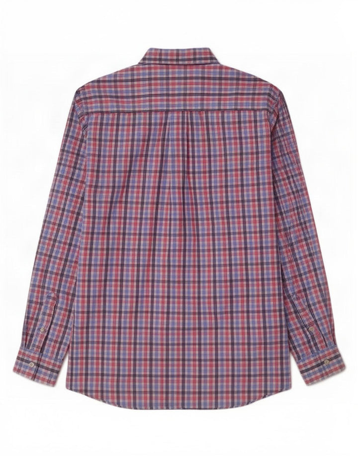 Chaps Mens Shirt Large Multicoloured Check Cotton
