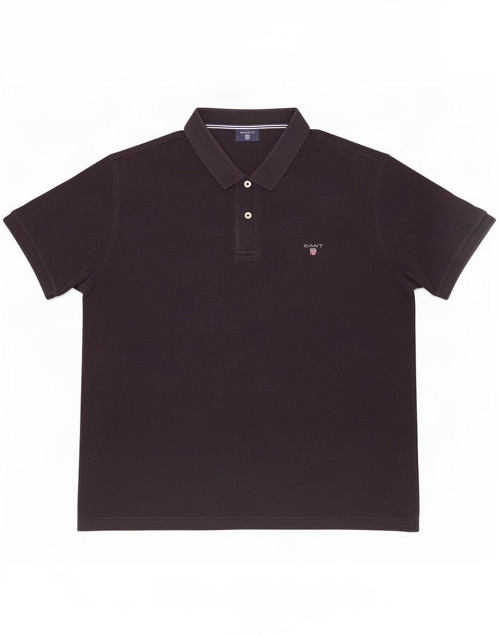 Gant Mens Polo Shirt XL Black Cotton