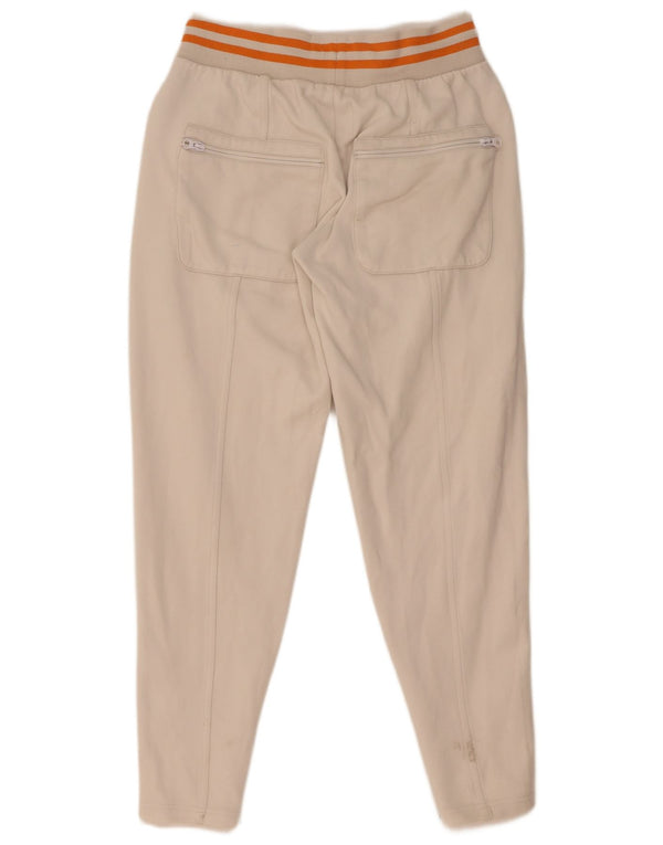 Puma Womens Daily Paper Tracksuit Trousers UK 12 Medium White Cotton