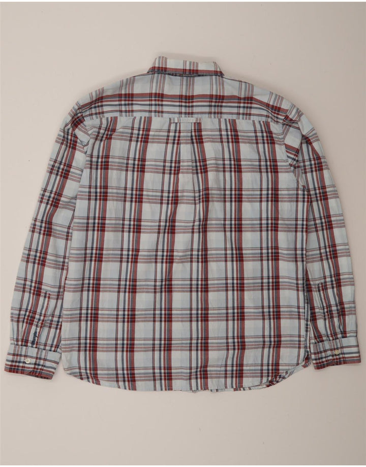 Wrangler Mens Shirt XL Blue Check Cotton