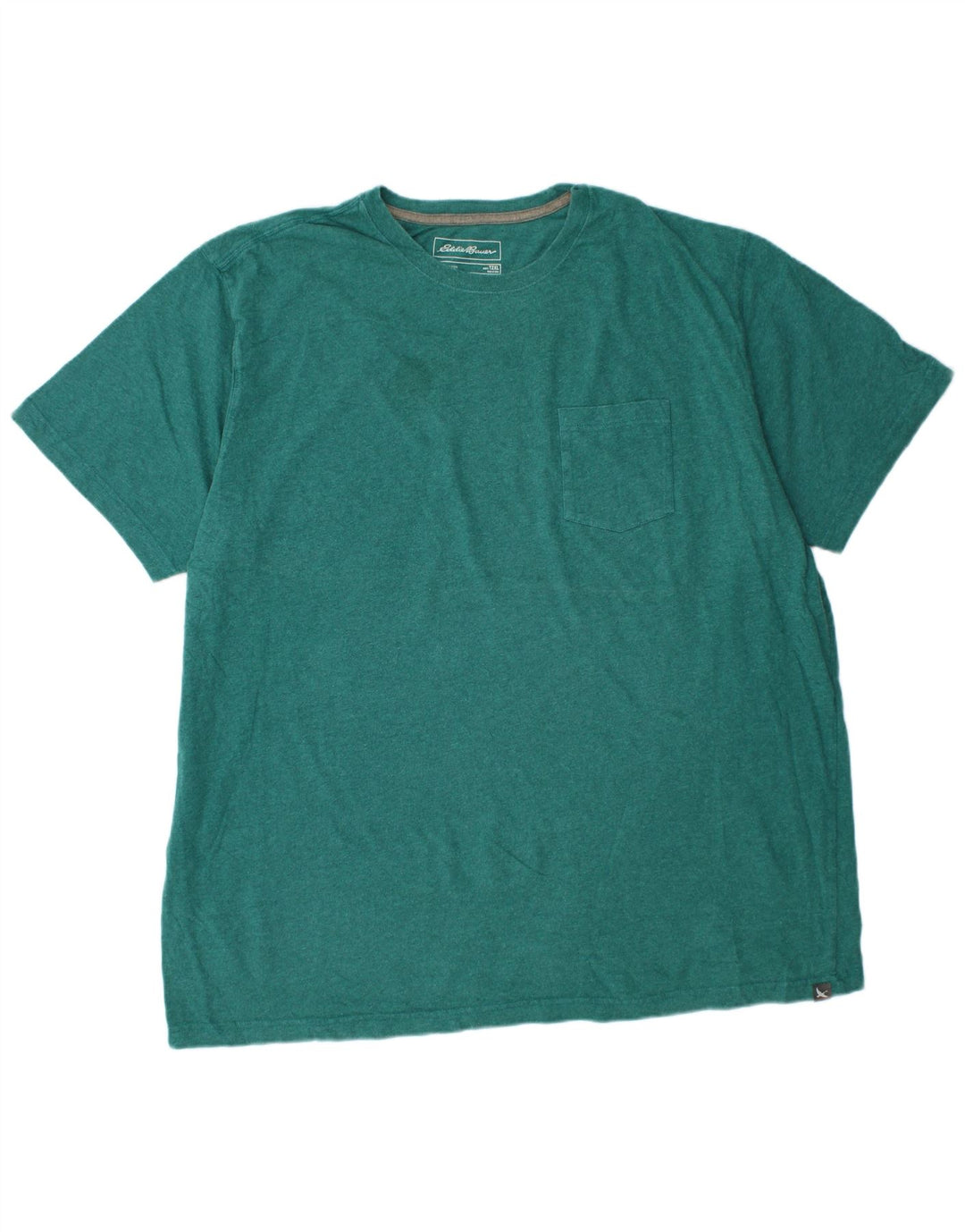 EDDIE BAUER Mens T-Shirt Top 2XL Green Cotton