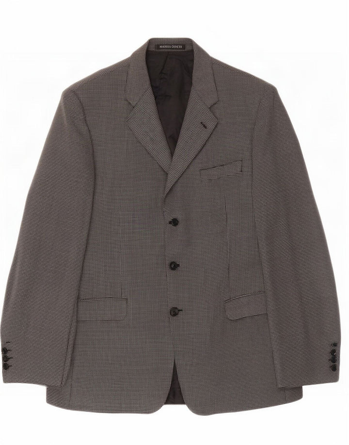 Marks & Spencer Mens St. Michael Blazer Jacket UK 44 XL Black Spotted