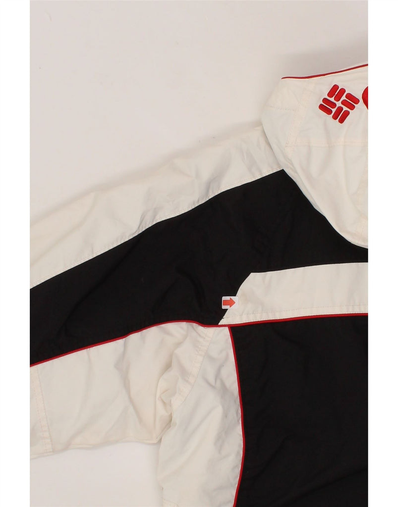 COLUMBIA Mens Omni-Shield Hooded Windbreaker Jacket UK 34 XS Black Vintage Columbia and Second-Hand Columbia from Messina Hembry 