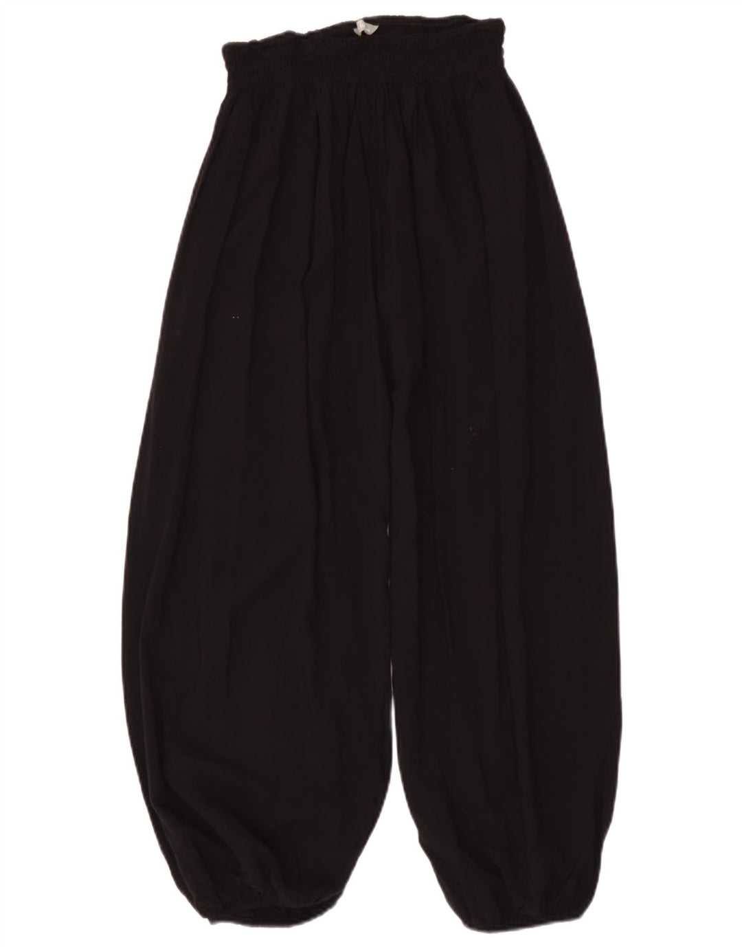 Marks & Spencer Womens Harem Trousers UK 10 Small W26 L26 Black Viscose