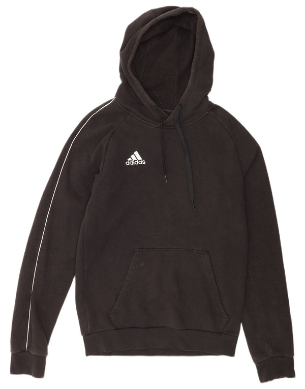 Adidas Mens Hoodie Jumper Small Black Cotton