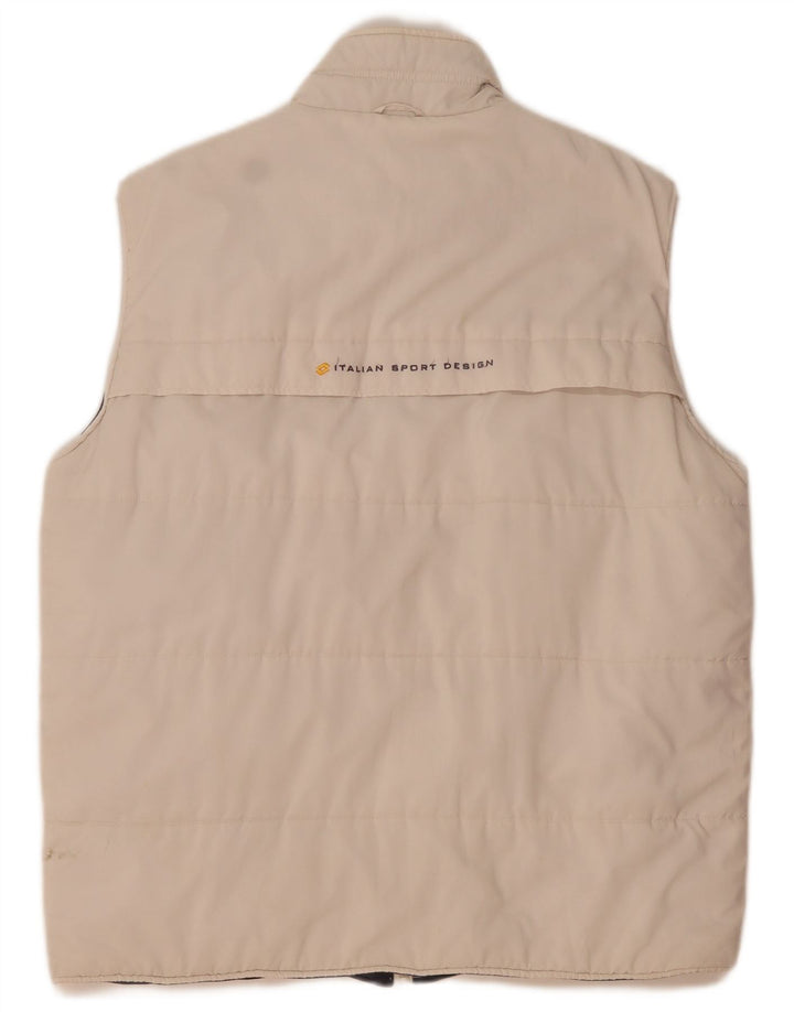 Lotto Mens Padded Gilet UK 38 Medium Beige