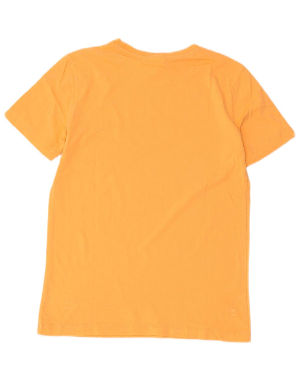 Champion Mens Graphic T-Shirt Top Small Orange