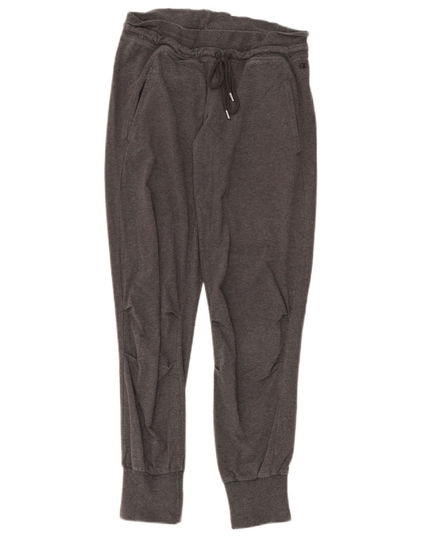 Champion Womens Heritage Fit Tracksuit Trousers Joggers UK 10 Small Grey