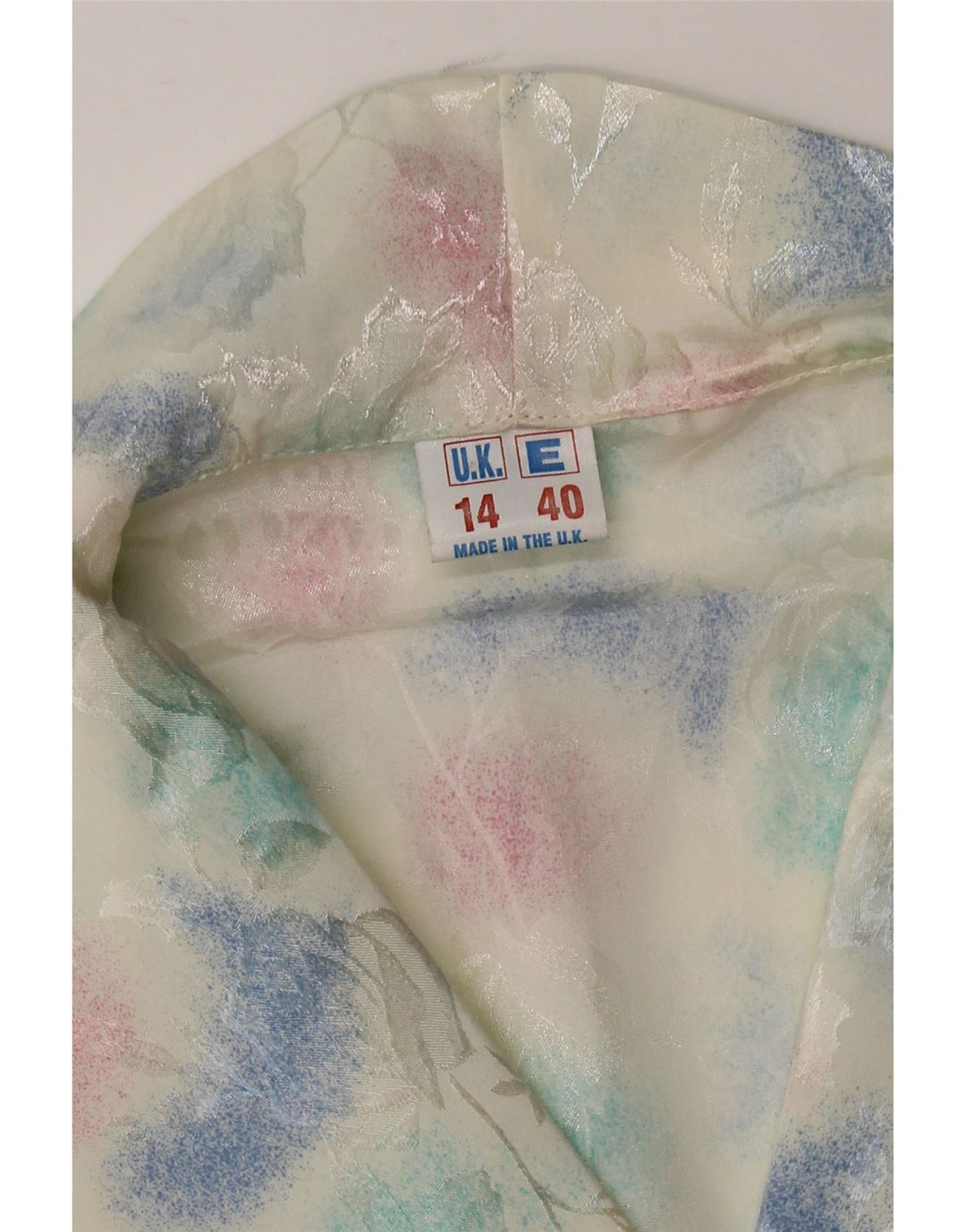 Vintage Womens Cardigan Top UK 14 Medium Multicoloured Tie Dye