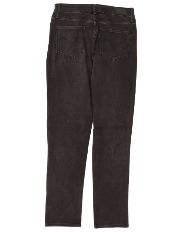 LEVI'S Womens Mid Rise Skinny Jeans US 4 Small W28 L28 Black Cotton