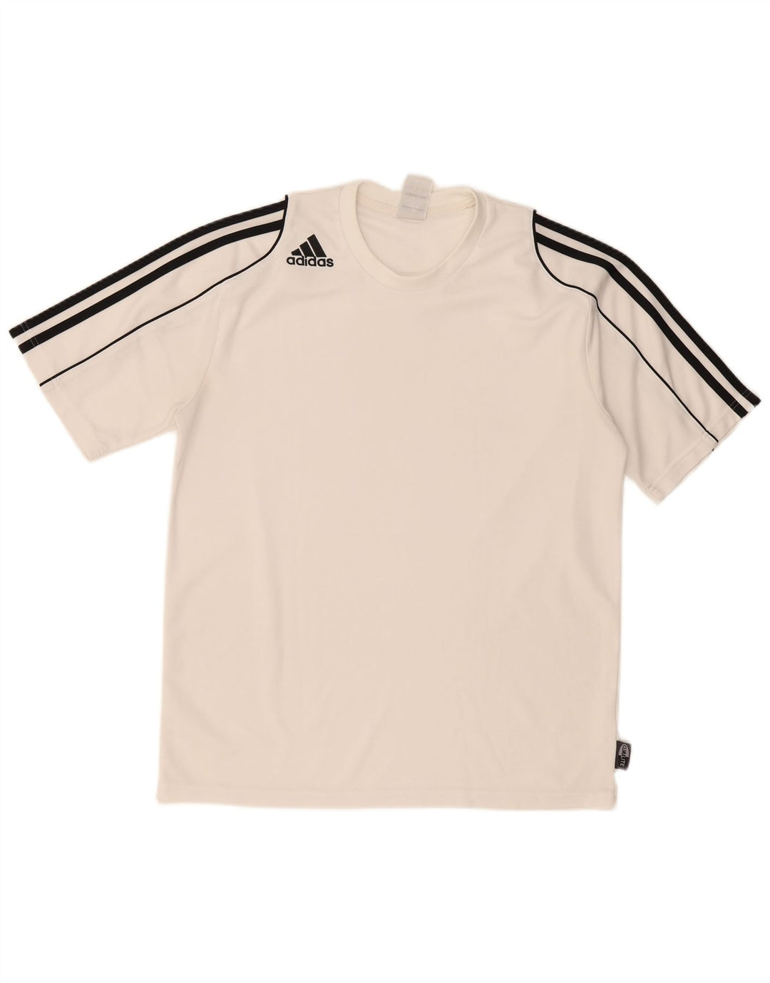 ADIDAS Mens Climalite T-Shirt Top Medium White