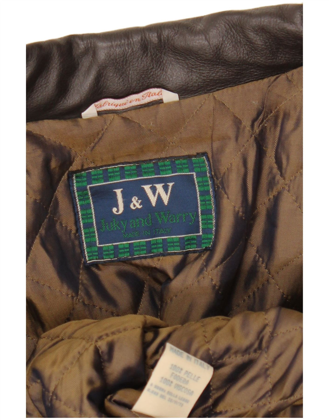 Vintage Womens Leather Jacket UK 18 XL Brown Leather