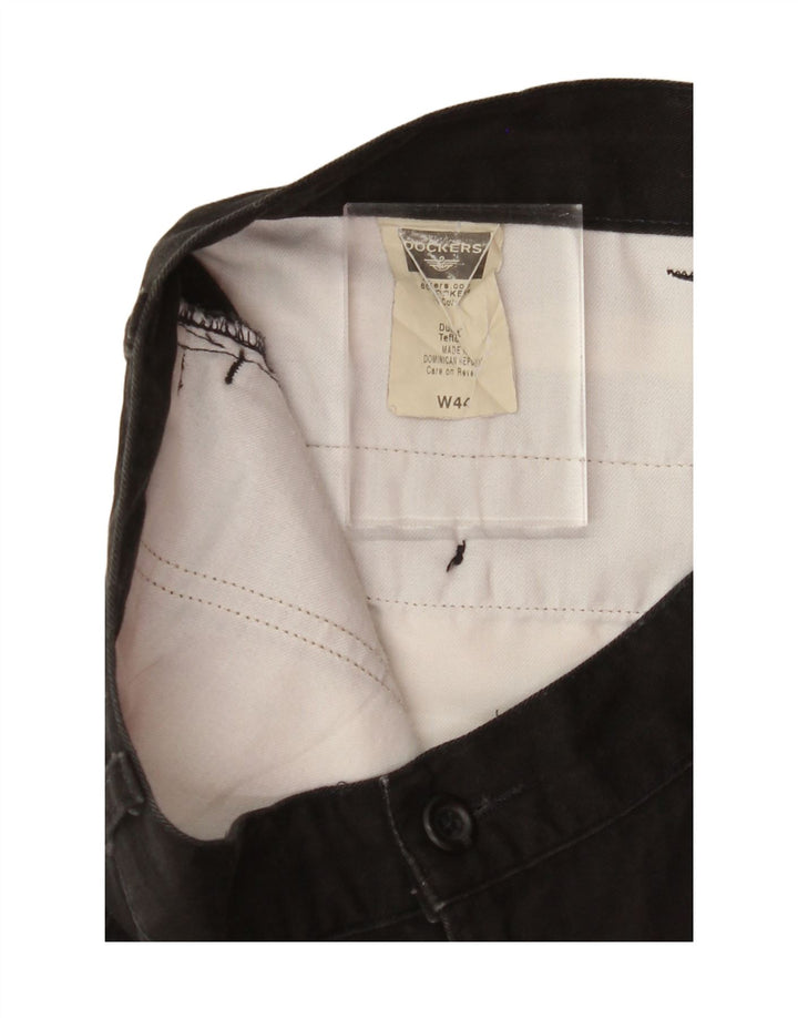 DOCKERS Mens Chino Shorts W44 2XL Black Cotton Vintage Dockers and Second-Hand Dockers from Messina Hembry 