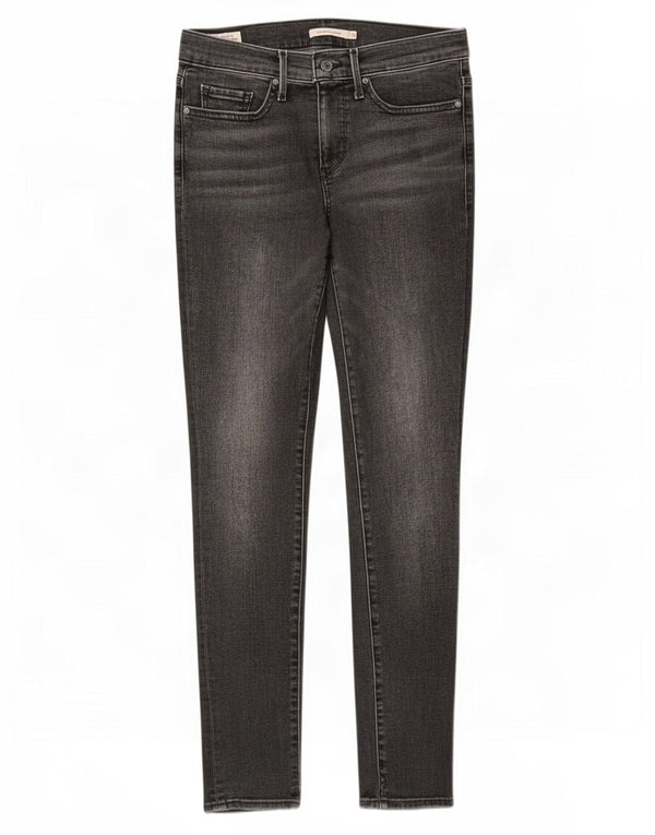 Levi's Womens 311 Shaping Skinny Jeans W28 L30 Grey Cotton Classic