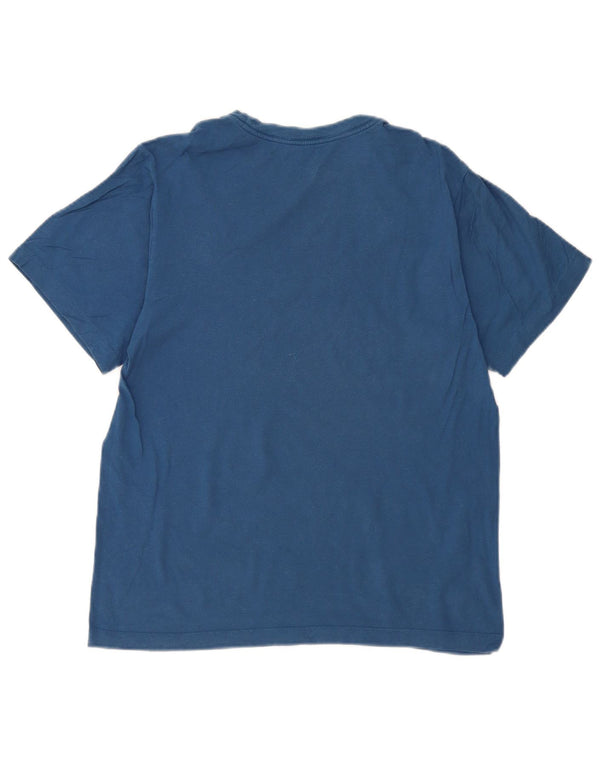 Nike Mens The Tee T-Shirt Top Small Blue Cotton