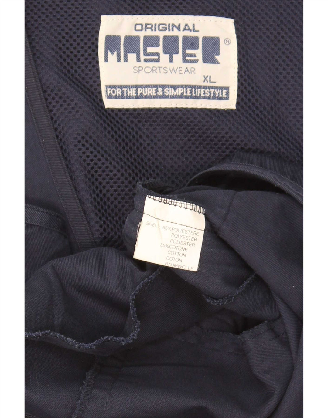 Master Mens Utility Gilet UK 42 XL Navy Blue Polyester