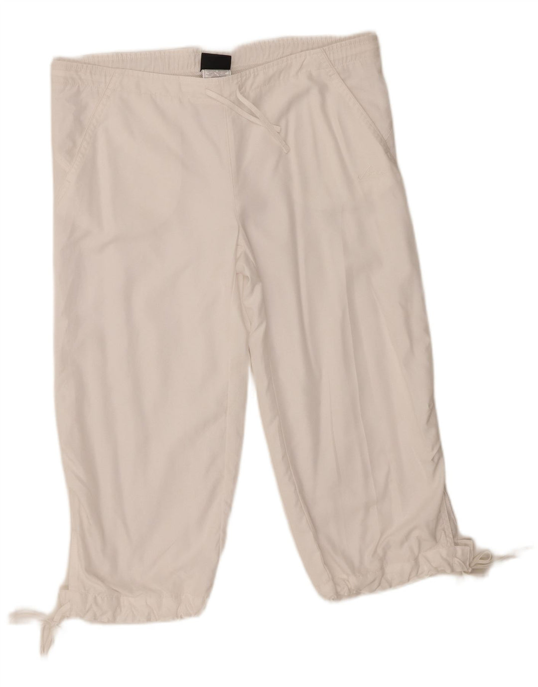 Lotto Womens Capri Tracksuit Trousers UK 12 Medium White Polyester