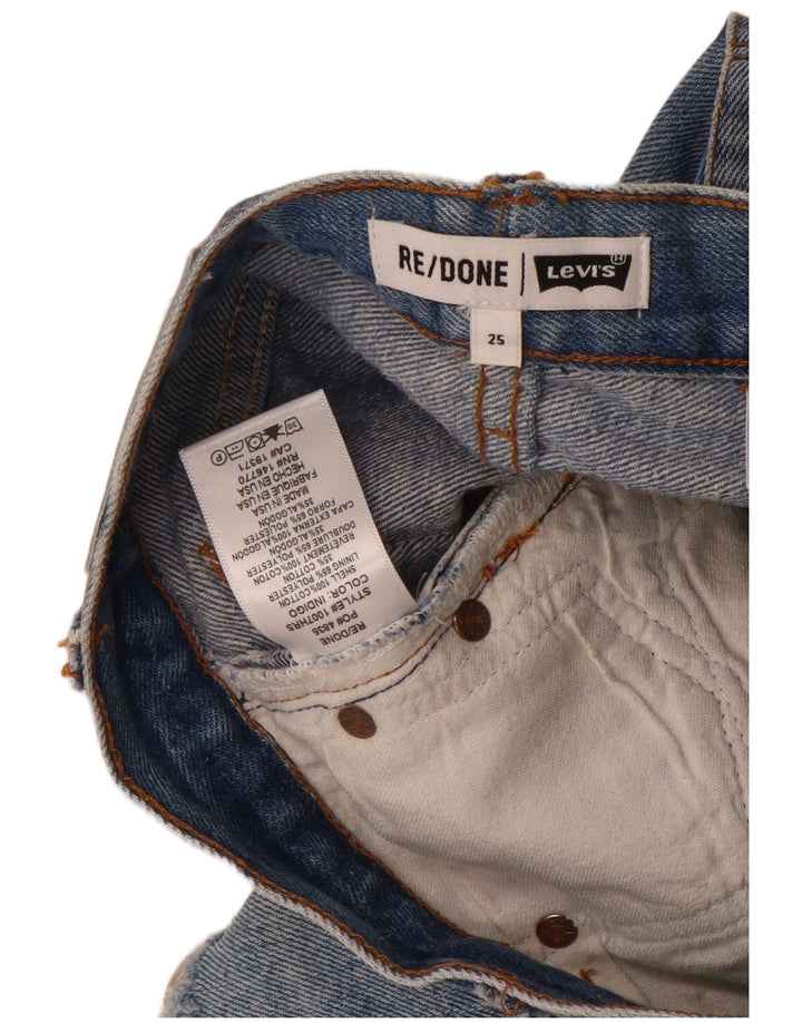 Levi's Womens Denim Shorts W25 XS Blue Cotton