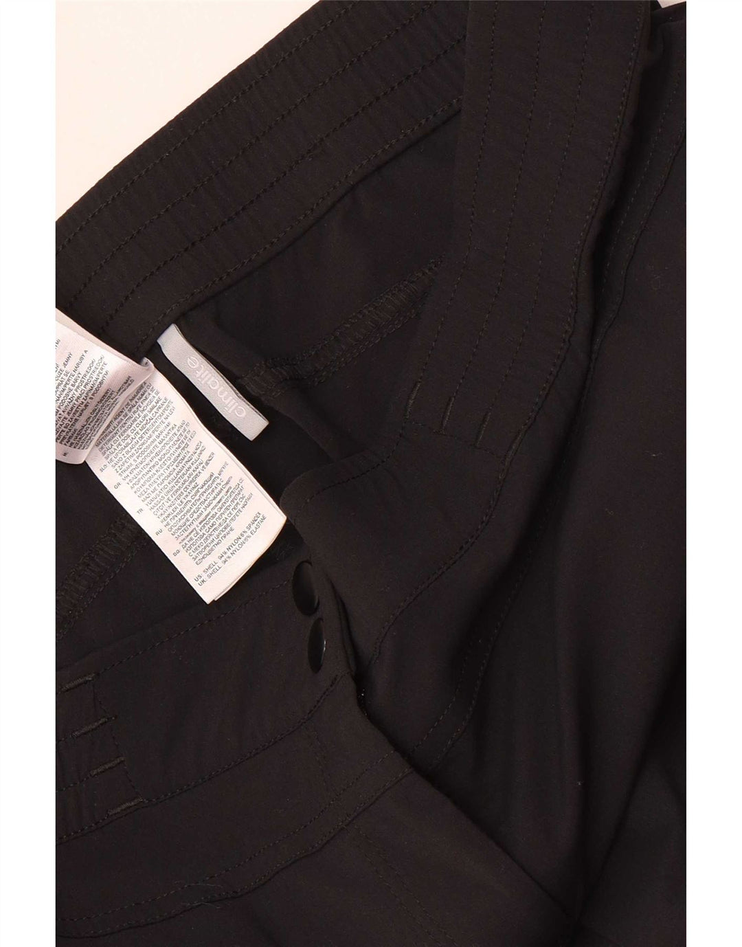 Adidas Womens Climalite Bermuda Shorts UK 12 Medium W32 Black Nylon