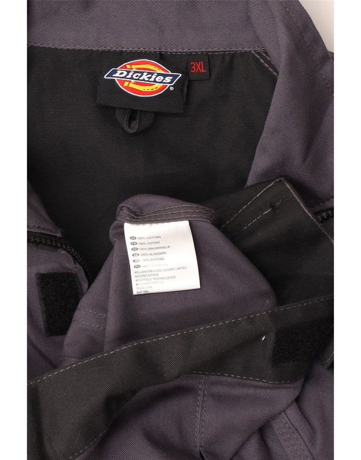 Dickies Mens Utility Jacket UK 46 3XL Grey Colourblock Cotton