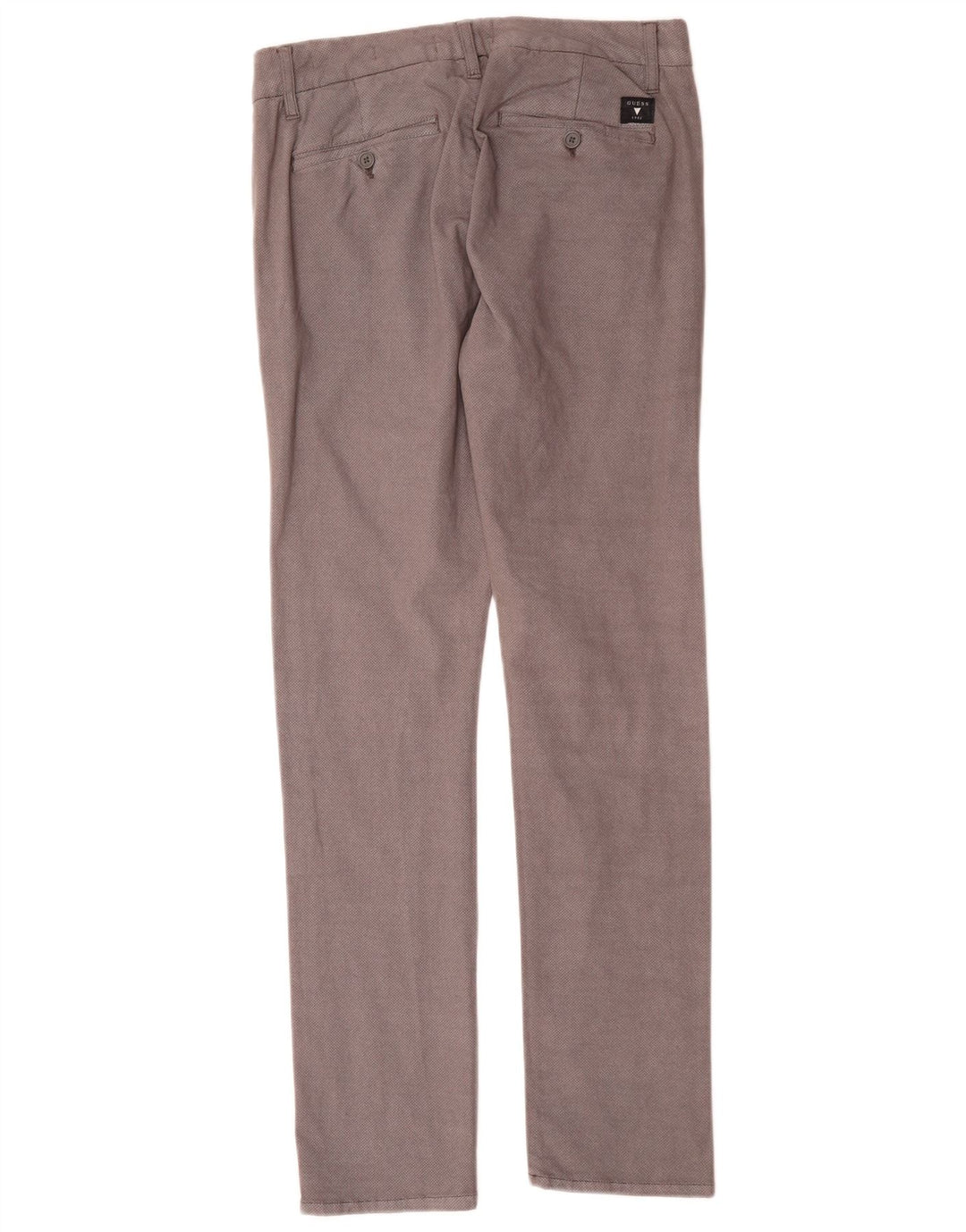 Guess Mens Super Skinny Chino Trousers W29 L31 Grey