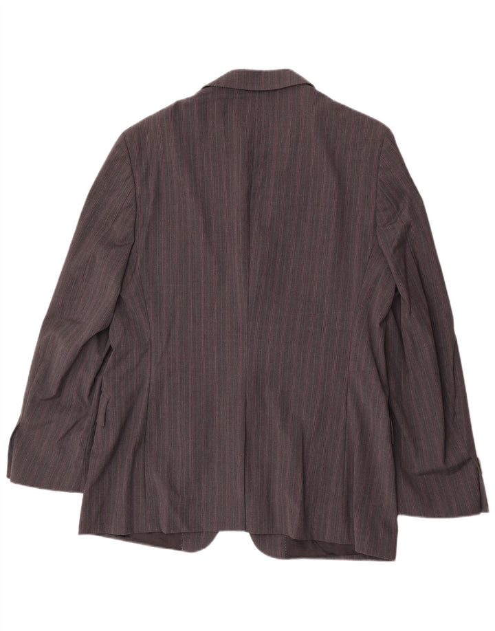 Paul Smith Mens 2 Button Blazer Jacket UK 42 XL Grey Striped