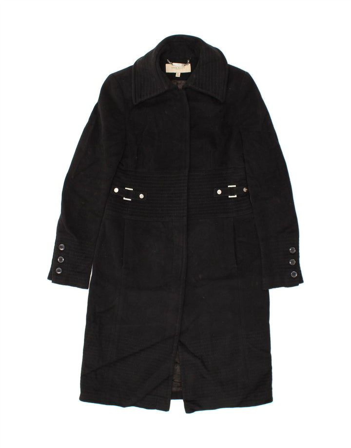 KAREN MILLEN Womens Overcoat UK 8 Small Black Vintage Karen Millen and Second-Hand Karen Millen from Messina Hembry 