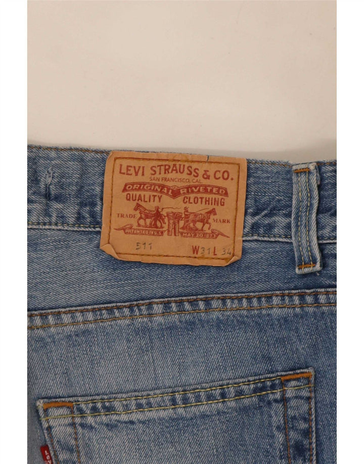 Levi's Womens 511 Slim Jeans W31 L32 Blue