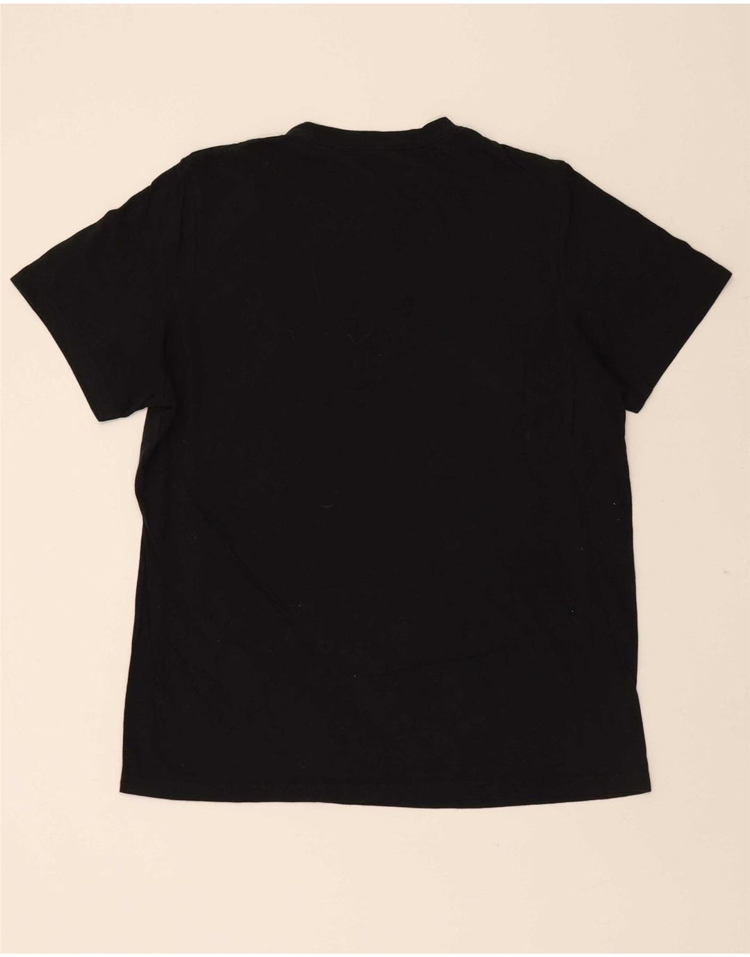 ADIDAS Mens Graphic T-Shirt Top Large Black Cotton