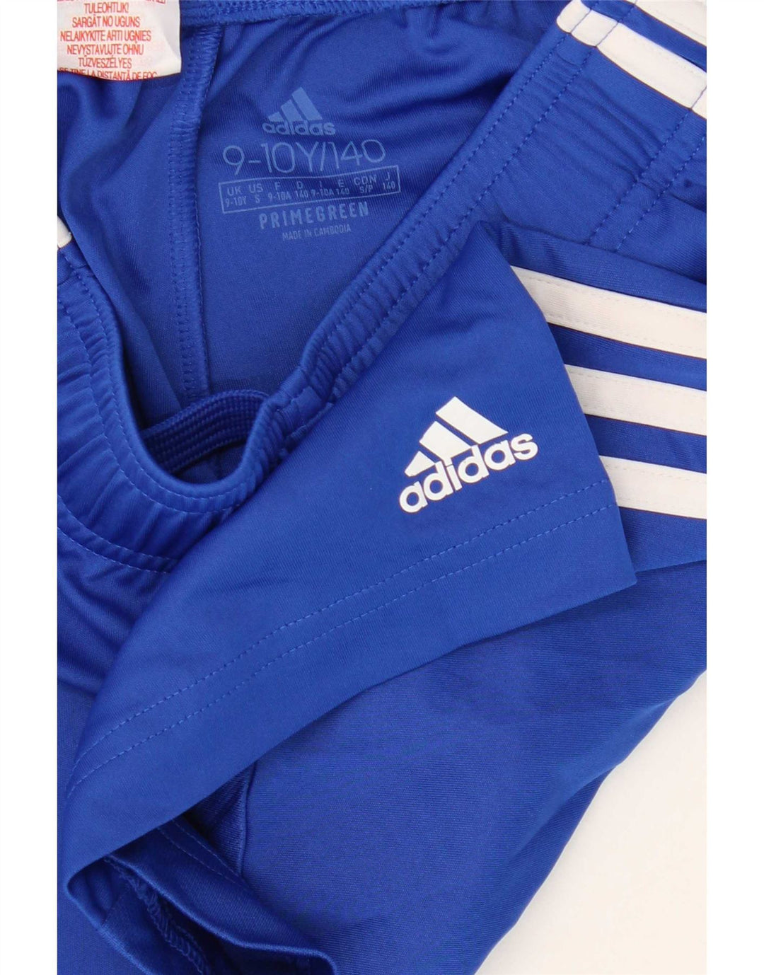 Adidas Boys Aeroready Sport Shorts 9-10 Years Blue Polyester