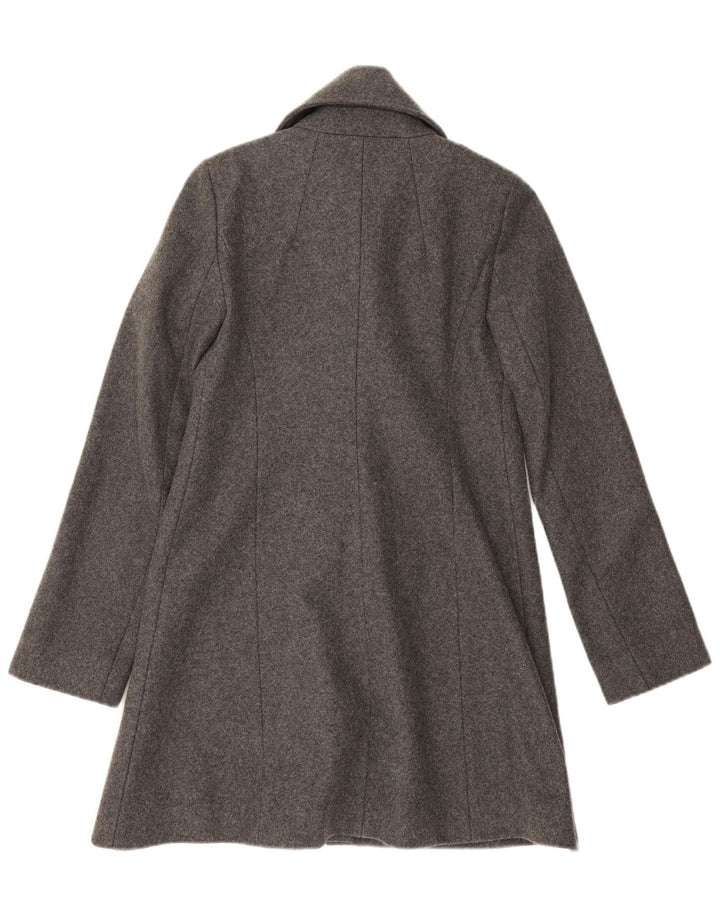 Patrizia Pepe Womens Overcoat IT 40 Small Grey Wool