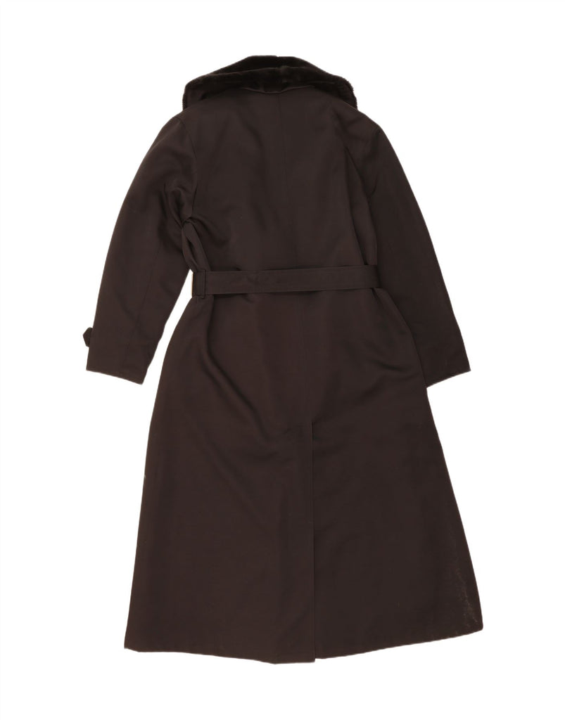 FOUR SEASONS Womens Trench Coat UK 14 Large  Black Nylon Vintage Four Seasons and Second-Hand Four Seasons from Messina Hembry 