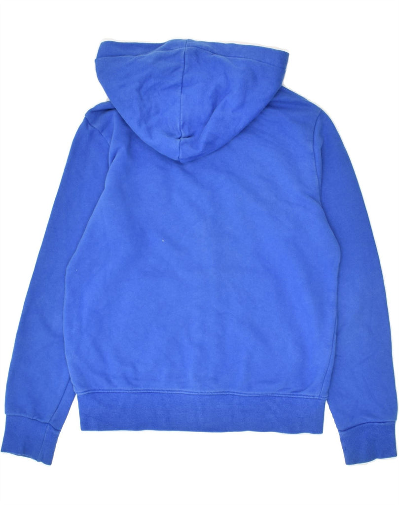 BENETTON Boys Graphic Zip Hoodie Sweater 10-11 Years XL Blue Cotton | Vintage Benetton | Thrift | Second-Hand Benetton | Used Clothing | Messina Hembry 