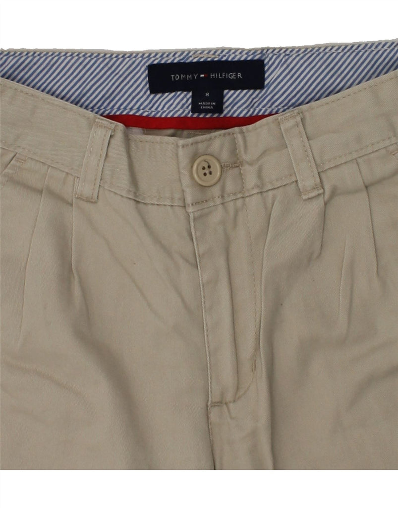 TOMMY HILFIGER Boys Chino Shorts 7-8 Years W24 Beige Cotton | Vintage Tommy Hilfiger | Thrift | Second-Hand Tommy Hilfiger | Used Clothing | Messina Hembry 