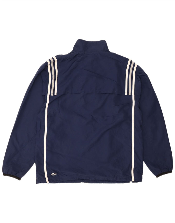 Adidas Mens Clima Proof Tracksuit Top Jacket Medium Navy Blue Polyester