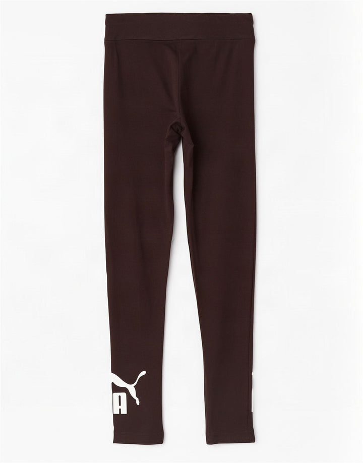 Puma Womens Graphic Leggings UK 10 Small Black