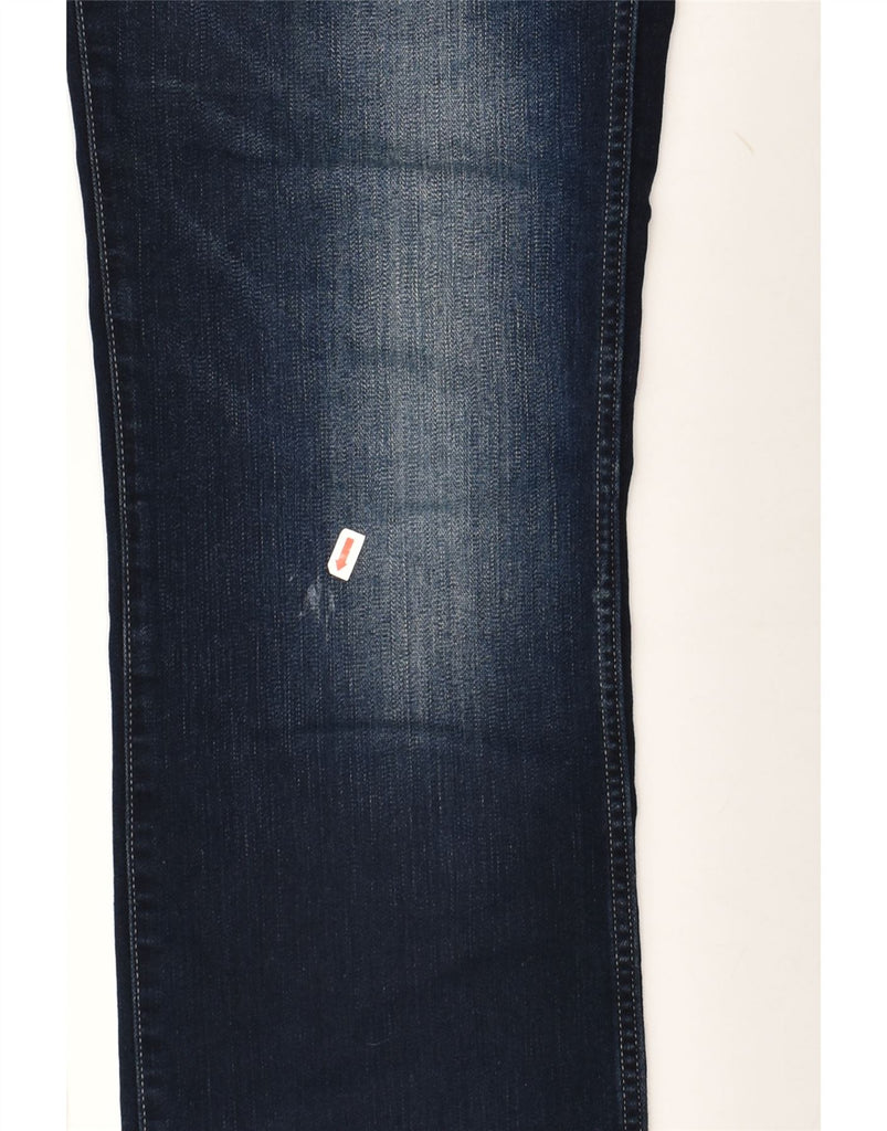 WRANGLER Womens Sara Straight Jeans W33 L34  Navy Blue Cotton | Vintage Wrangler | Thrift | Second-Hand Wrangler | Used Clothing | Messina Hembry 