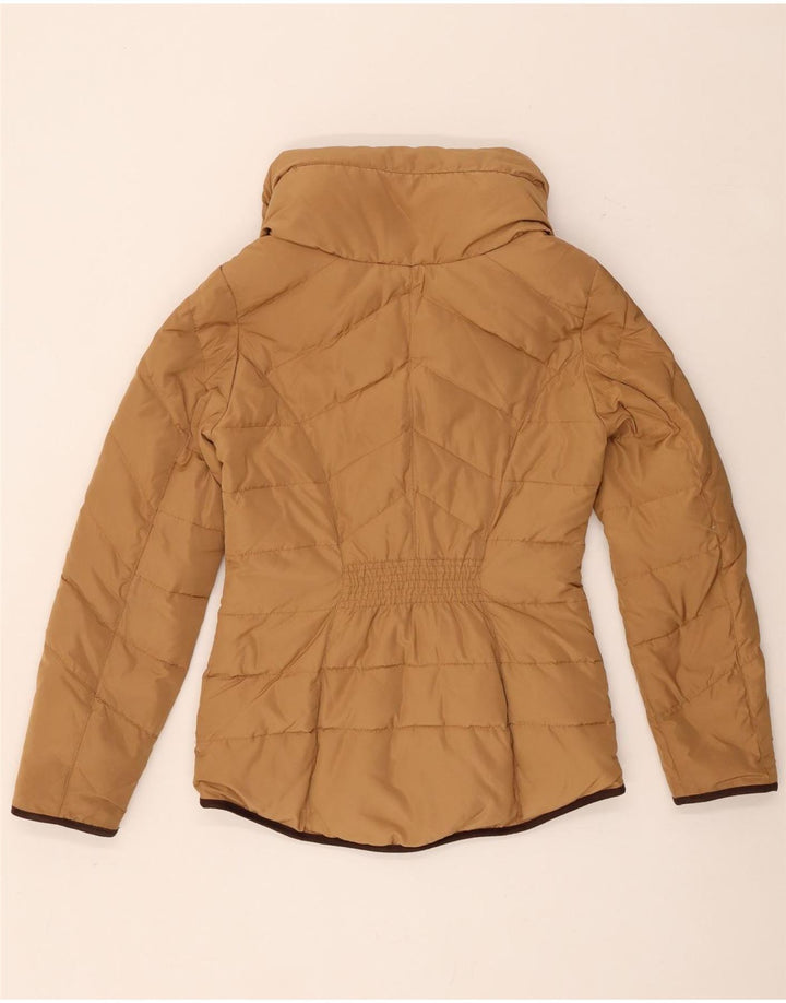 Joules Womens Padded Jacket UK 8 Small Beige Polyester
