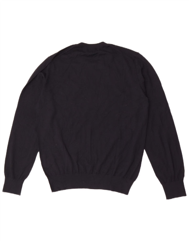 Dolce & Gabbana Mens Crew Neck Jumper Sweater IT 50 Medium Navy Blue