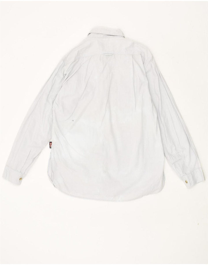 CANADIAN Mens Shirt Small Blue Cotton Vintage Canadian and Second-Hand Canadian from Messina Hembry 