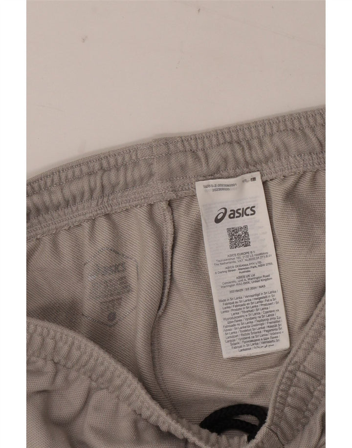 Asics Mens Graphic Tracksuit Trousers Joggers Large  Grey Polyester