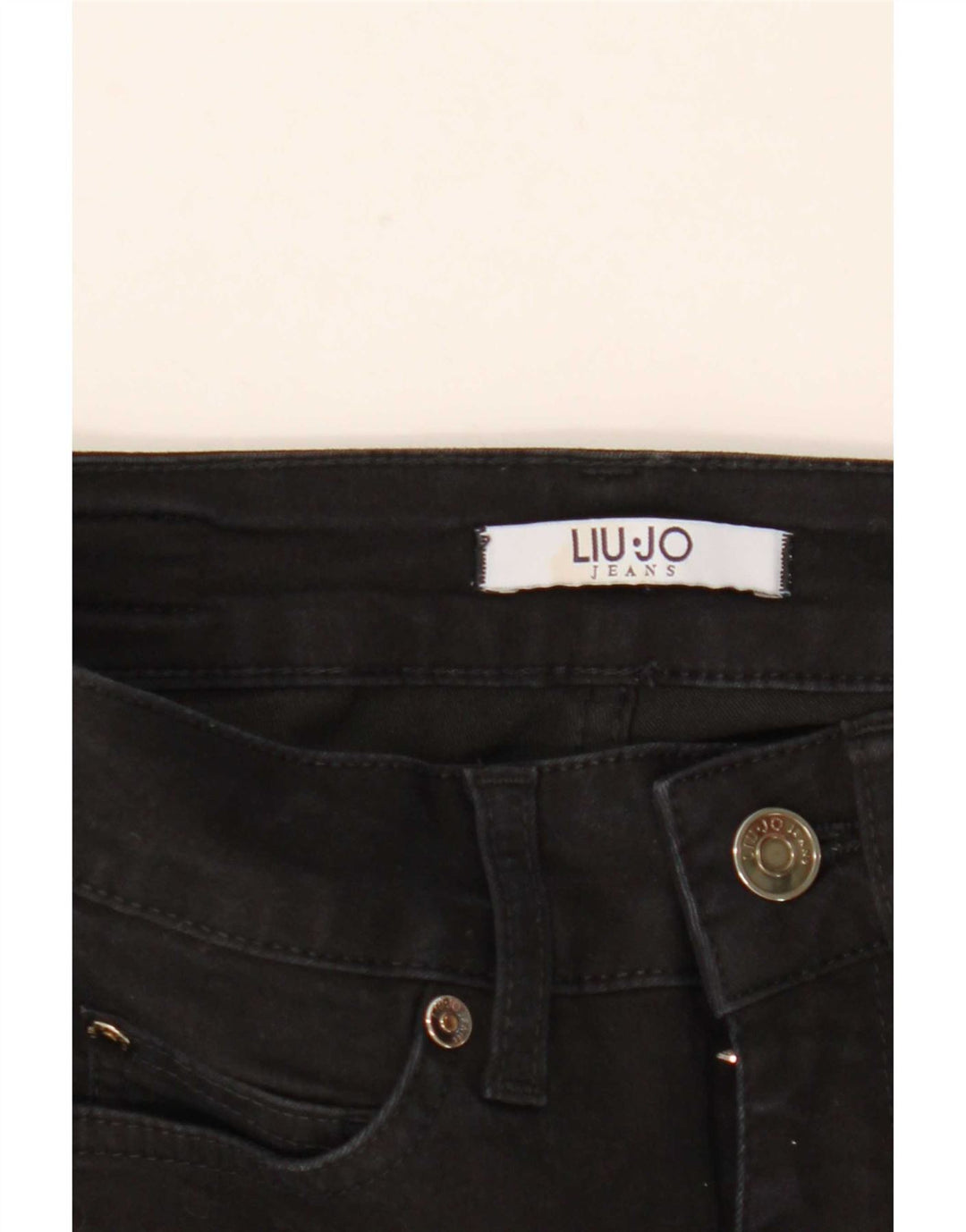 Liu Jo Womens Skinny Jeans W22 L26 Black
