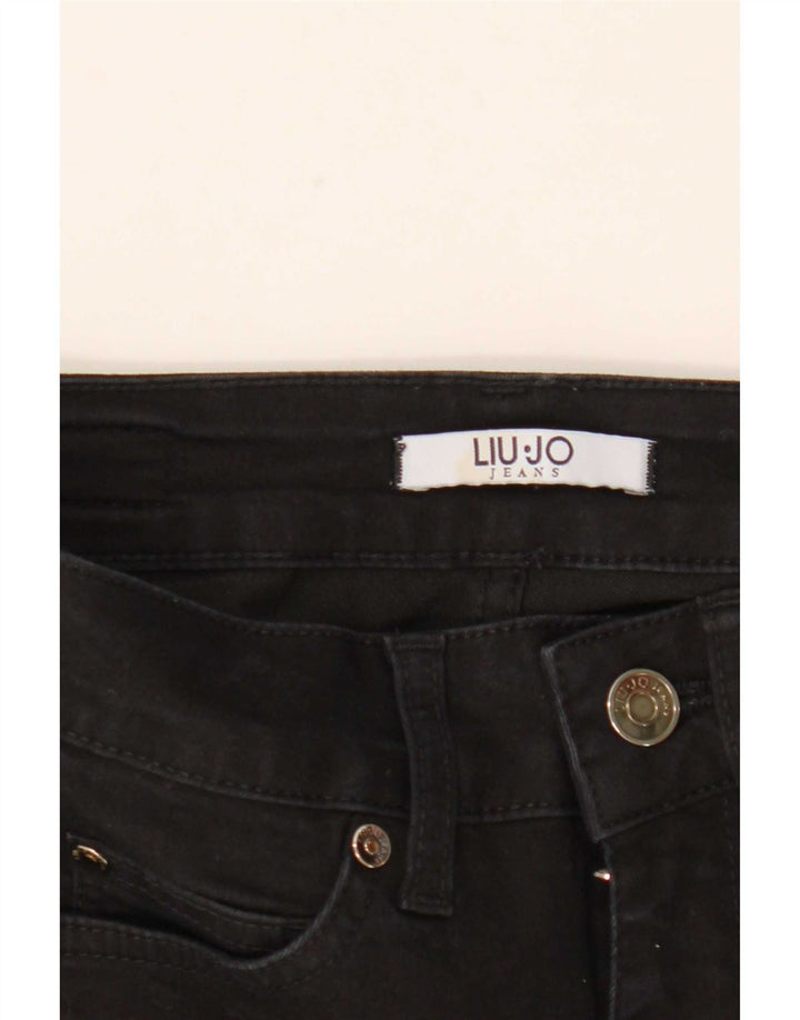 Liu Jo Womens Skinny Jeans W22 L26 Black